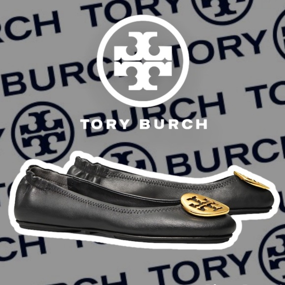 Tory Burch Shoes - Tory Burch Black Leather Flats